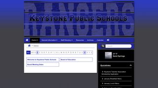 Keystone Public Schools - District
