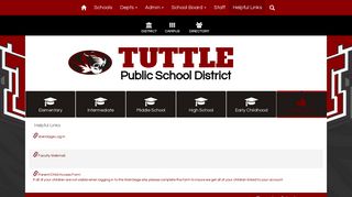 Tuttle Public Schools - Helpful Links