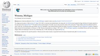 Wenona, Michigan - Wikipedia