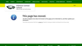 Science - Mrs. Glasner / Weo Link - Fillmore Central School