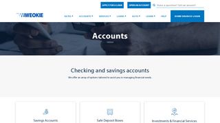 Accounts Overview - Weokie