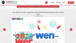 Wer-kennt-wen.de is a German social networking site allowing users ...