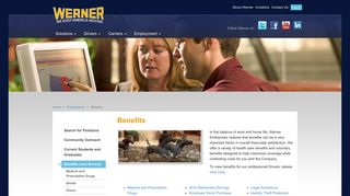 Benefits - Werner Enterprises