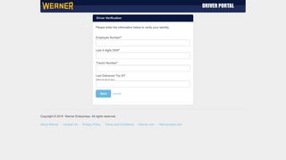 Driver Portal - Werner Enterprises