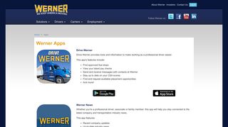 Werner Apps - Werner Enterprises