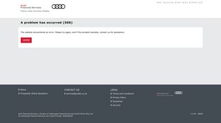 Audi Financial Services - Account Services