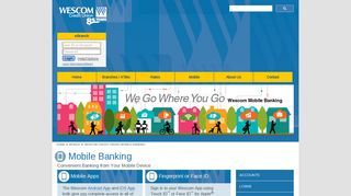 Wescom Credit Union | Mobile Banking