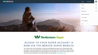 Welcome to Wesfarmers Super