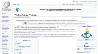 Wesley College (Victoria) - Wikipedia