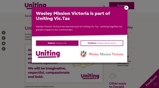 Uniting together - Wesley Mission Victoria