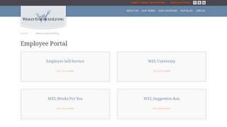 Employee Portal | Wesley Enhanced Living
