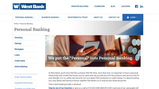 Personal Banking | Checking, Savings, Loans | West Bank