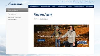 Find An Agent - West Bend Insurance