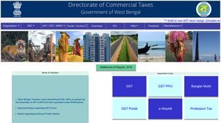 Directorate of Commercial Taxes, Government of West Bengal