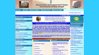 Official Website of the Directorate of Commercial Taxes, Govt. of West ...