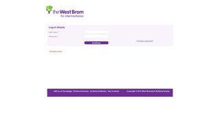 LOGIN - Login page - West Bromwich Building Society