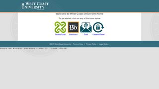 Welcome to West Coast University Portal