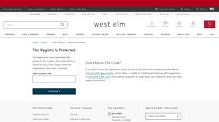 Registry List | west elm