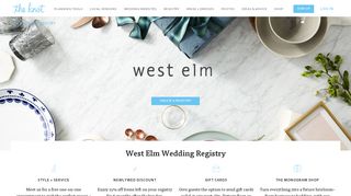 West Elm Registry - The Knot