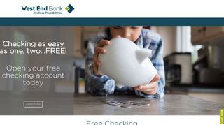 Free Checking - Online Account Opening for Deposit ... - West End Bank