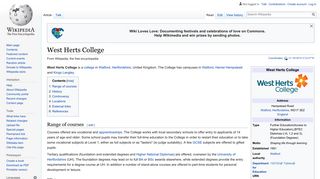 West Herts College - Wikipedia