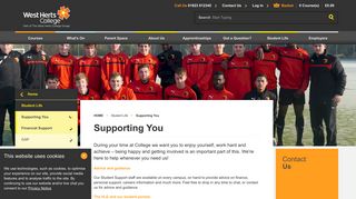 Supporting you - West Herts College