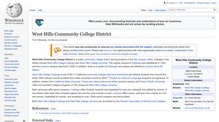 West Hills Community College District - Wikipedia