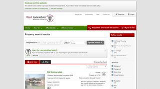 Search properties - West Lancashire - West Lancs HomeFinder