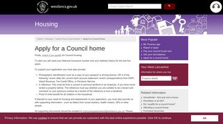 Apply for a Council home - West Lancashire Borough Council