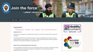 Application - Join the force - West Midlands Police - Jobs