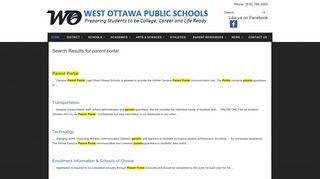 Search Results for “parent portal” – West Ottawa Public Schools
