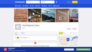 West Regional Library - Library in Cary - Foursquare