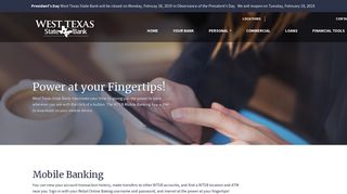 Mobile Banking - West Texas State Bank