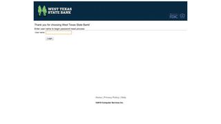 West Texas State Bank in Snyder - Online Banking - myebanking.net