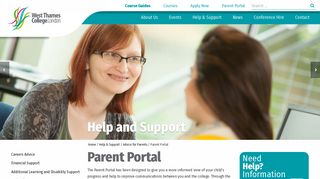 Parent Portal - West Thames College