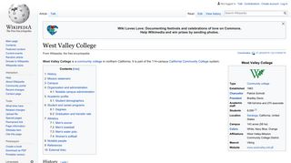 West Valley College - Wikipedia
