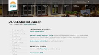 ANGEL Student Support - Mission College