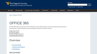 Office 365 | Information Technology Services | West Virginia University