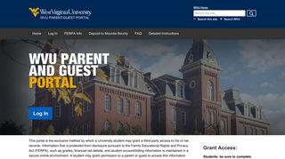 Home | WVU Parent/Guest Portal | West Virginia University
