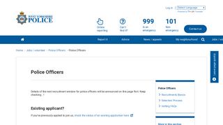 Police Officers | West Yorkshire Police