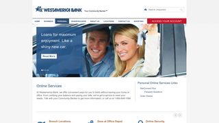 Online Services - Westamerica Bank