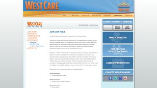 Join Our Team - WestCare Foundation