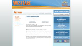 Career Opportunities - WestCare Foundation