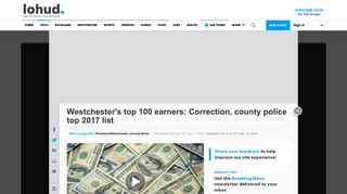 Westchester County's 100 highest earners in 2017 - LoHud.com