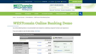 Online Banking | Watch Our Video | WESTconsin Credit Union