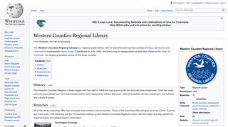 Western Counties Regional Library - Wikipedia