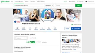 Western Dental Services Employee Benefits and Perks | Glassdoor