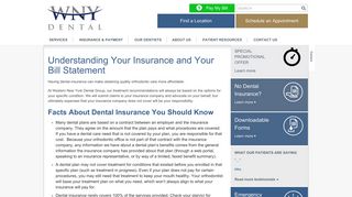 Understanding Your Bill Statement | Western New York Dental Group
