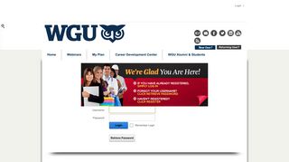 Western Governors University > Login - alumnicareerservices.org