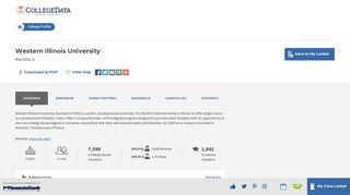 Western Illinois University Overview - CollegeData College Profile
